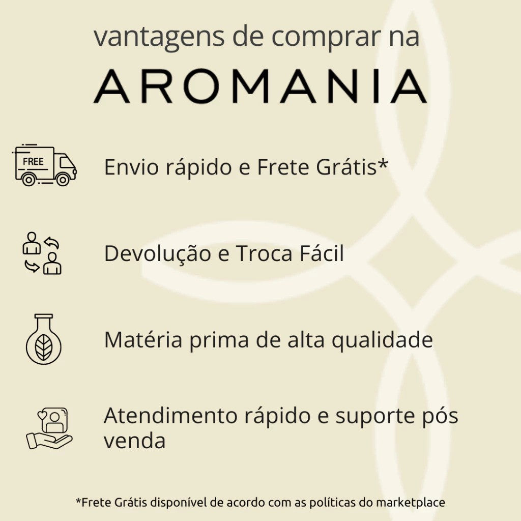 Kit 5 Essências Para Difusor Ariomatizador e Umidificador de Ambiente Hidrossolúvel